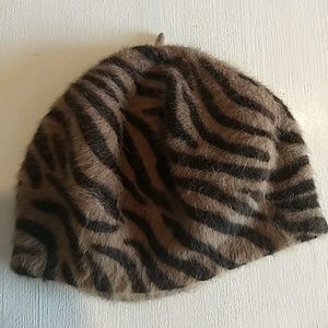 Accessorize Leopard Print Beret